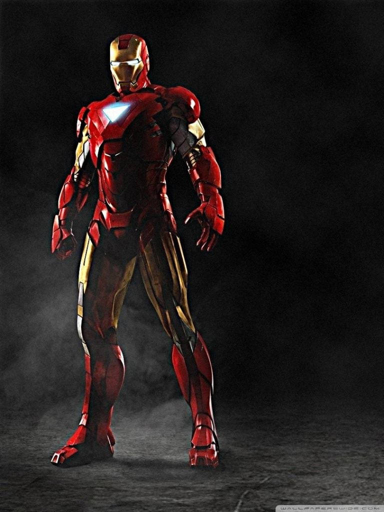 Iron Man Mark 3 Helmet As Seen In Marvel's Iron Man Movie Series Background