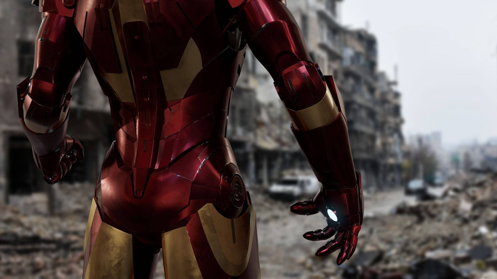 Iron Man Mark 3 Taking Flight Background