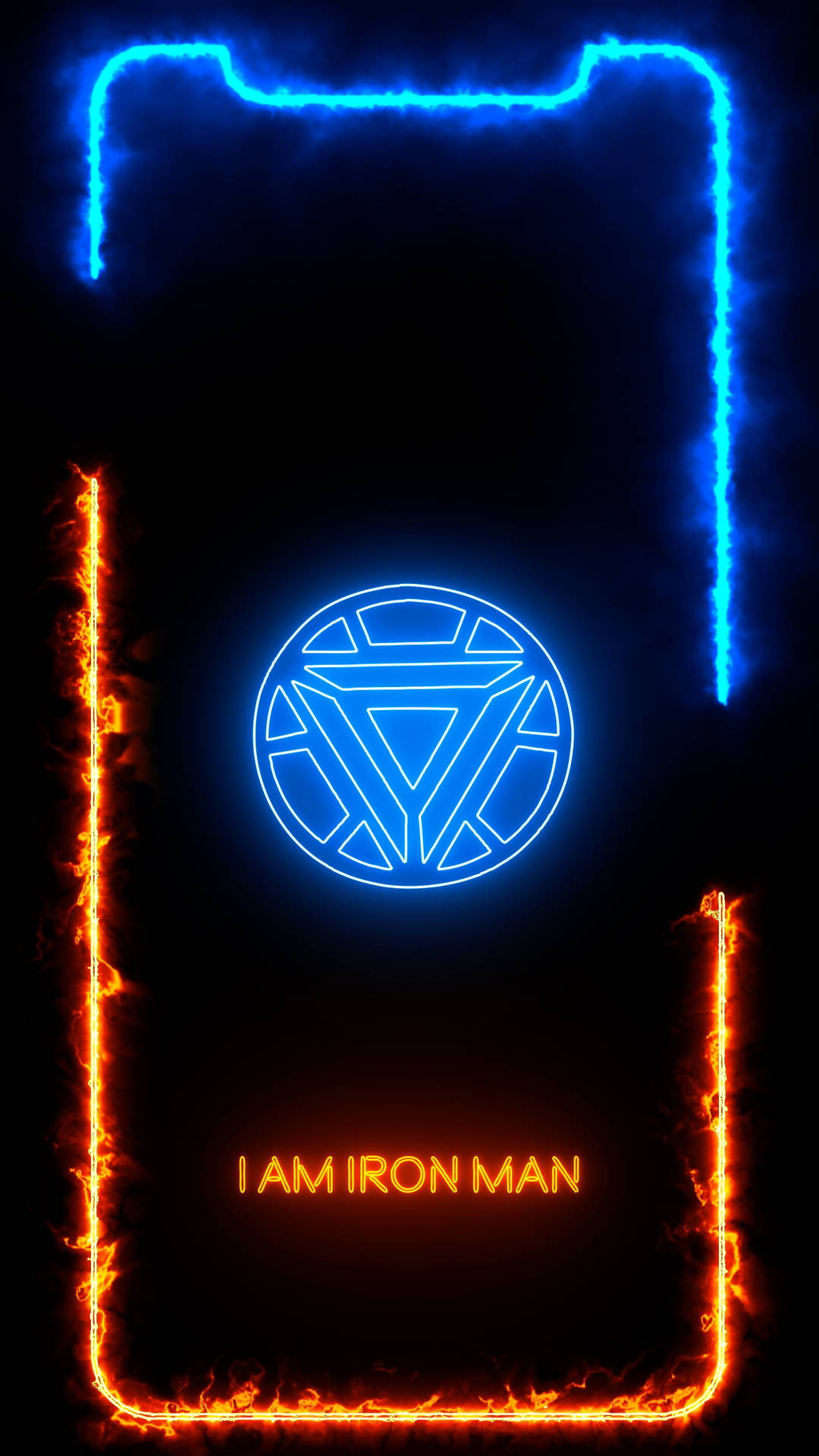 Iron Man Neon Aesthetic Iphone Background