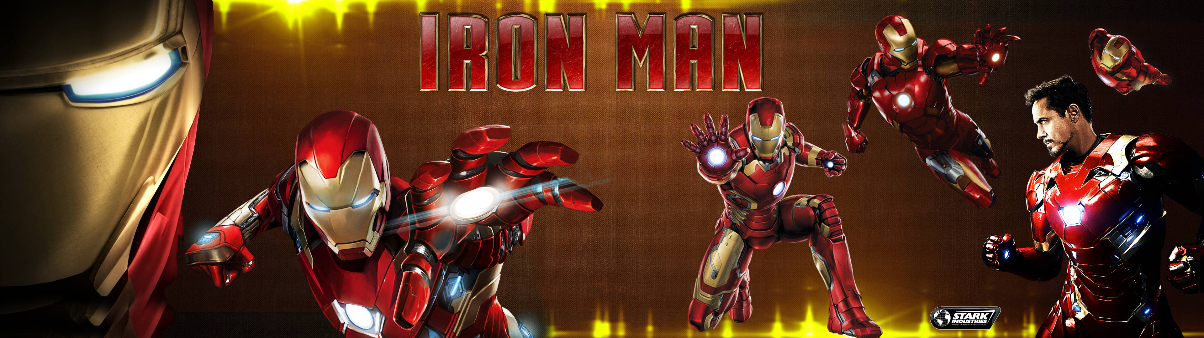 Iron Man Office Desktop Background Background