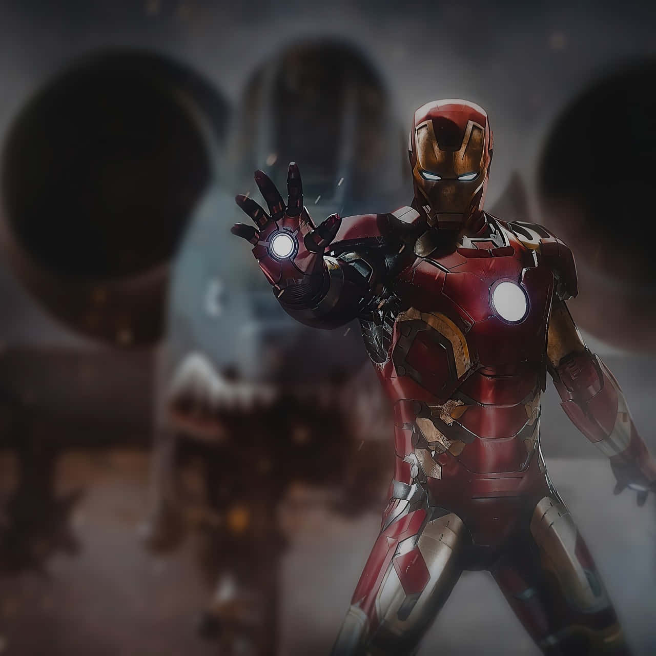 Iron Man Power Pose Background