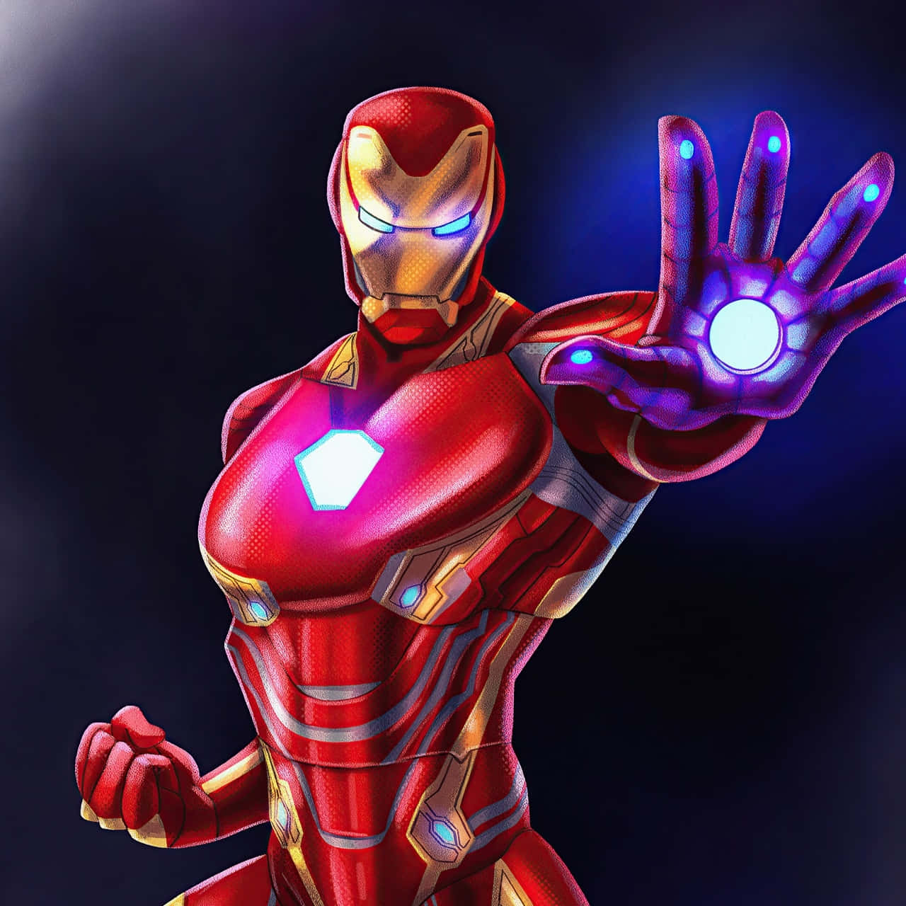 Iron Man Power Pose Illustration