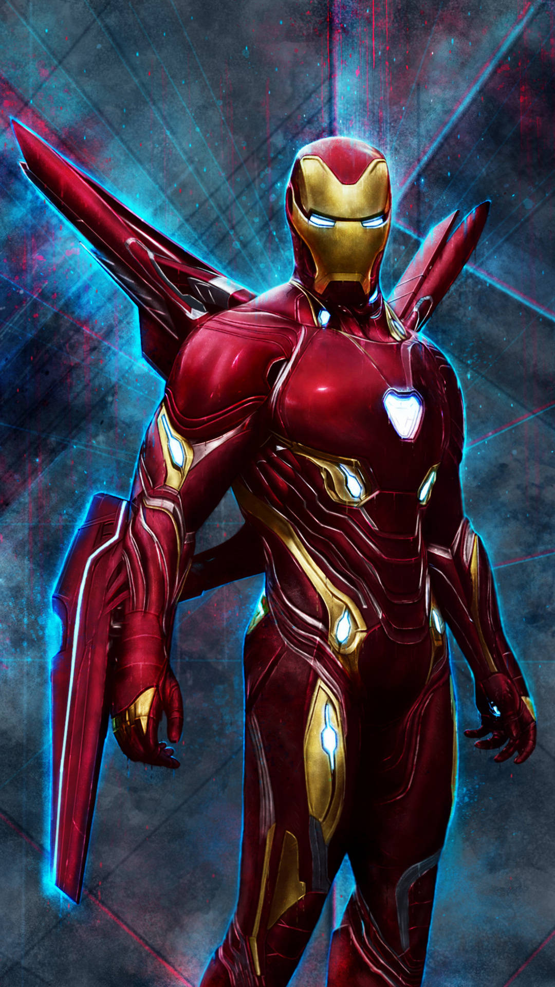 Iron Man Soaring High - Mobile Wallpaper