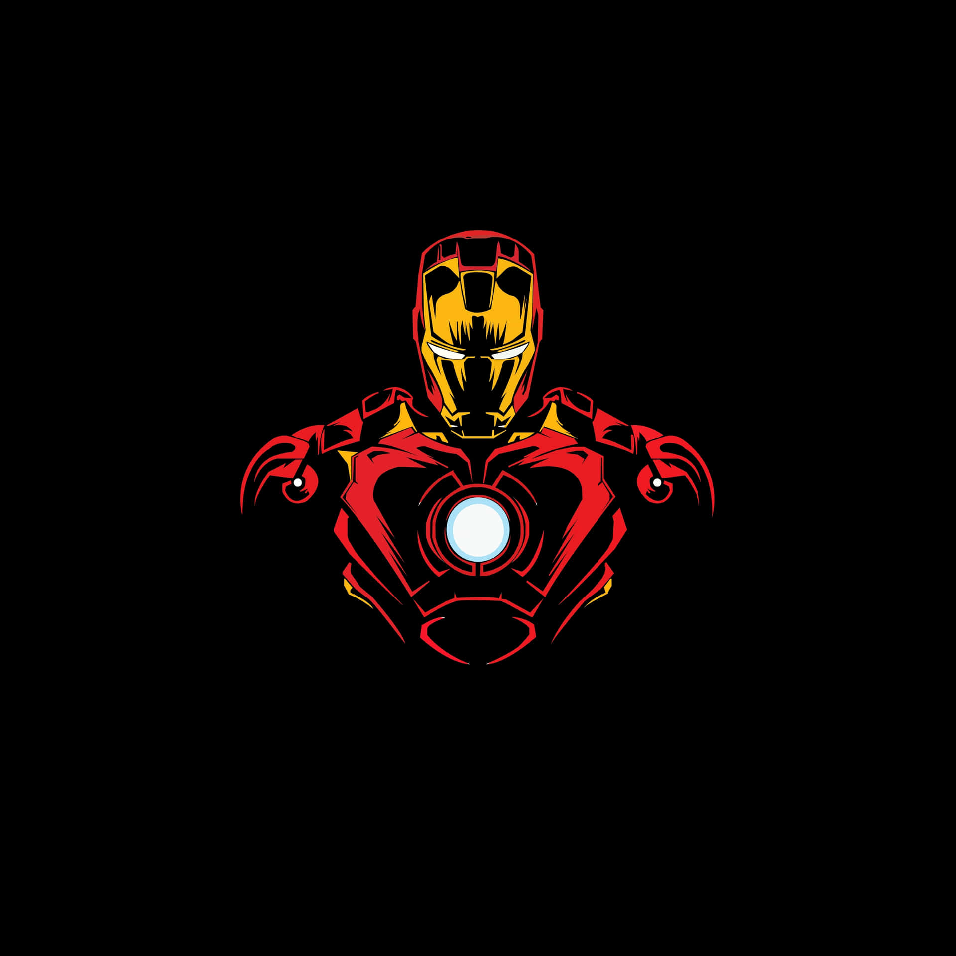 Iron Man Stylized Artwork Background
