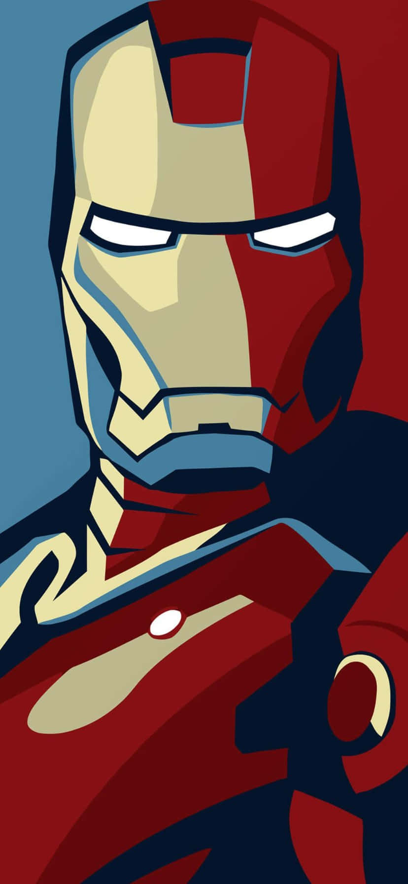 Iron_ Man_ Stylized_ Portrait_i Phone11 Background