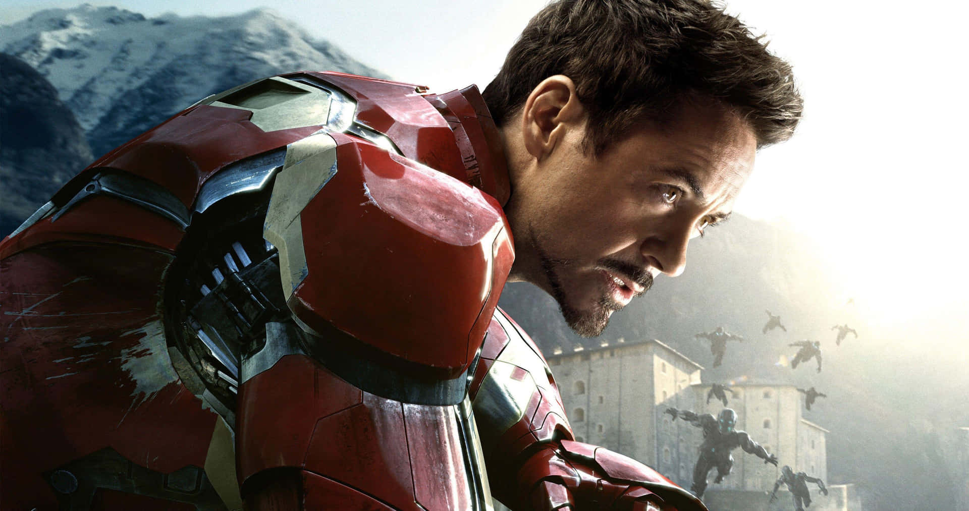 Iron Man Suit Up Close Background