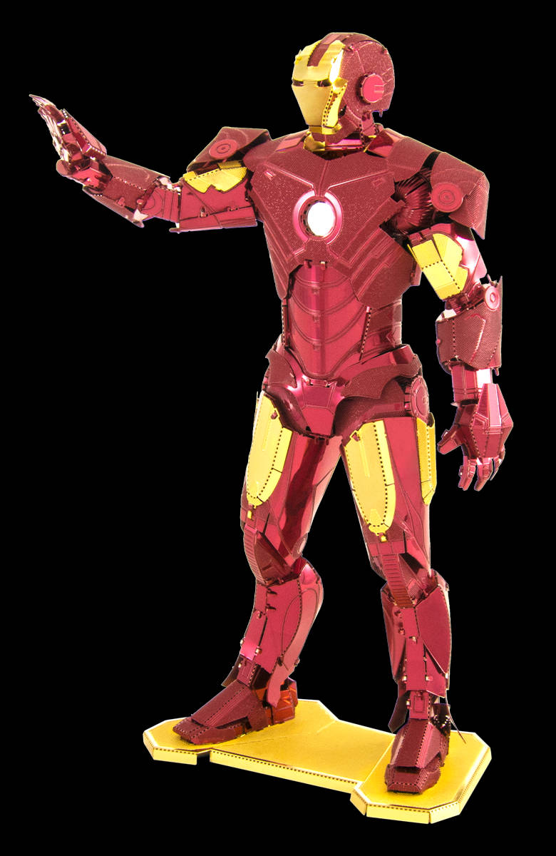 Iron Man With White Background Background