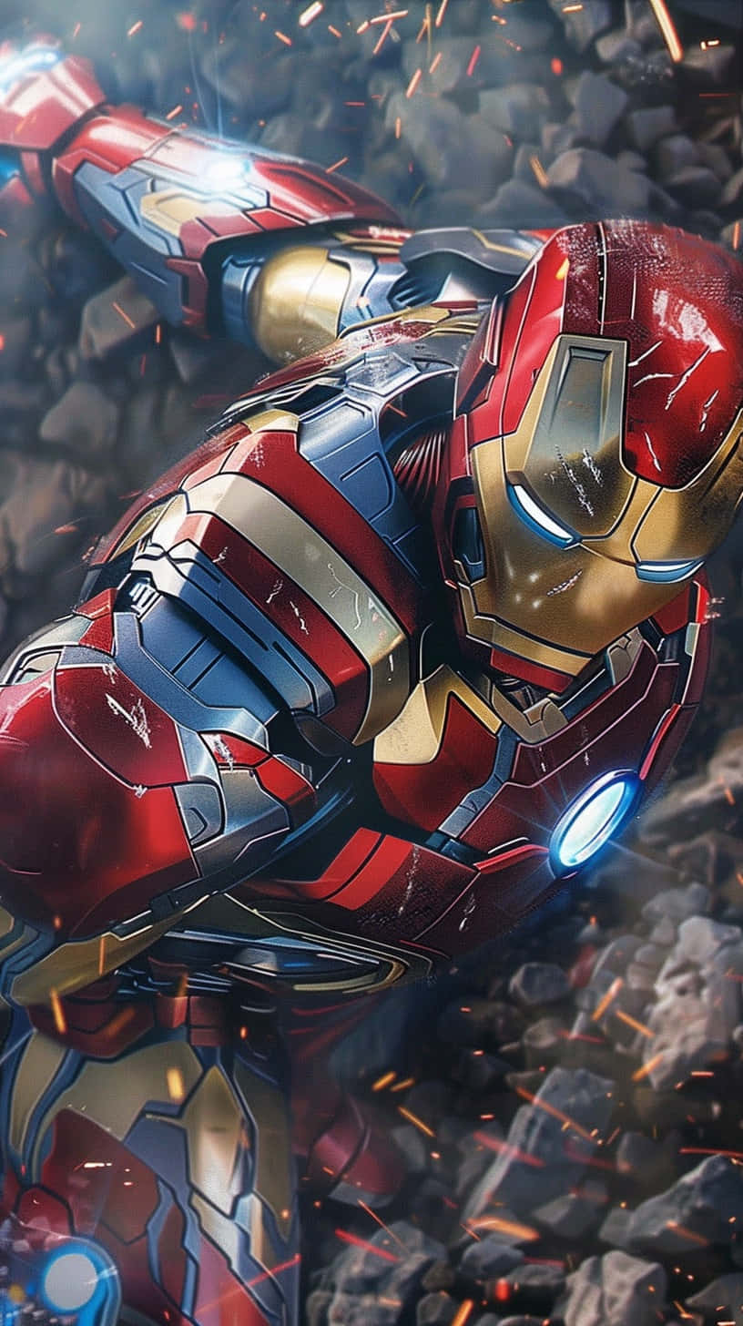 Iron Manin Action Avengers Background