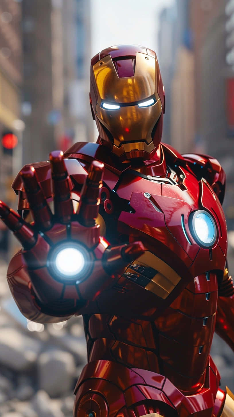 Iron Manin Action Pose