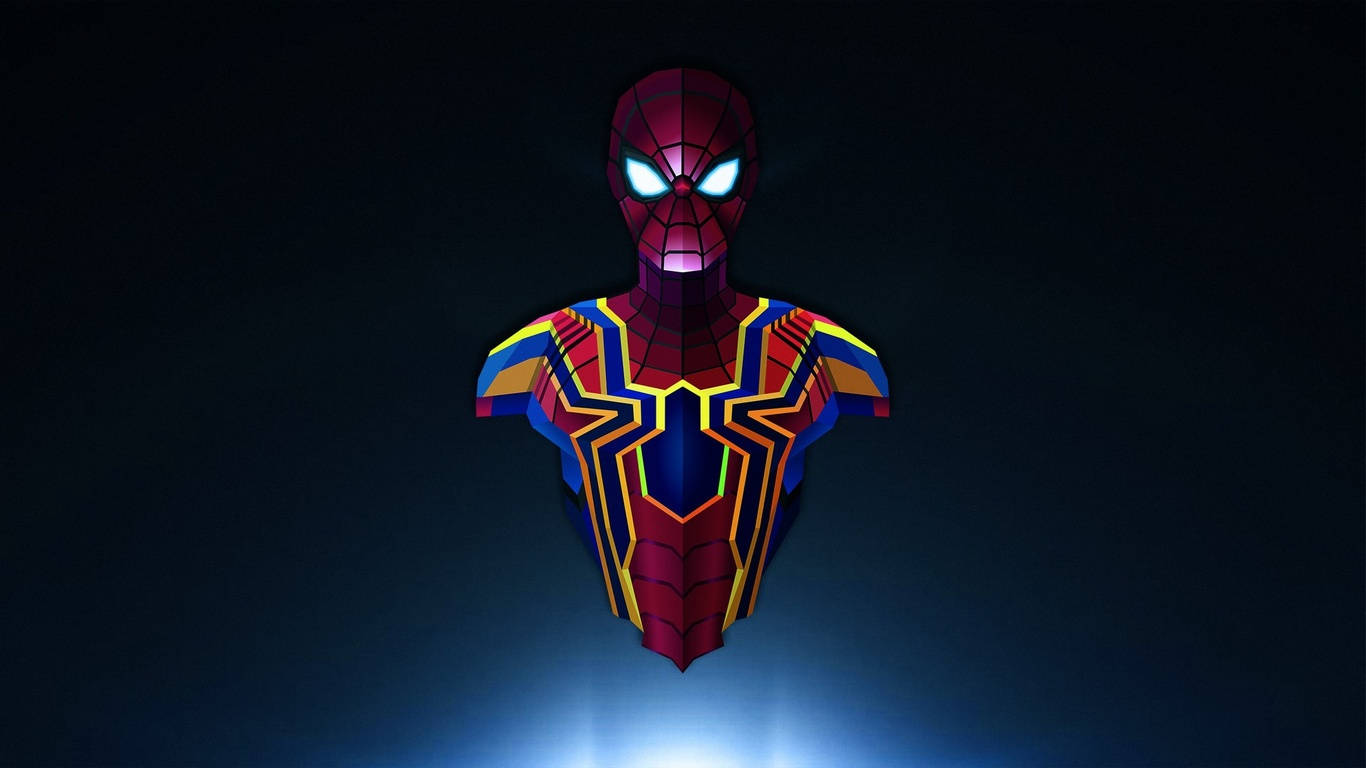 Iron Spiderman 1366x768