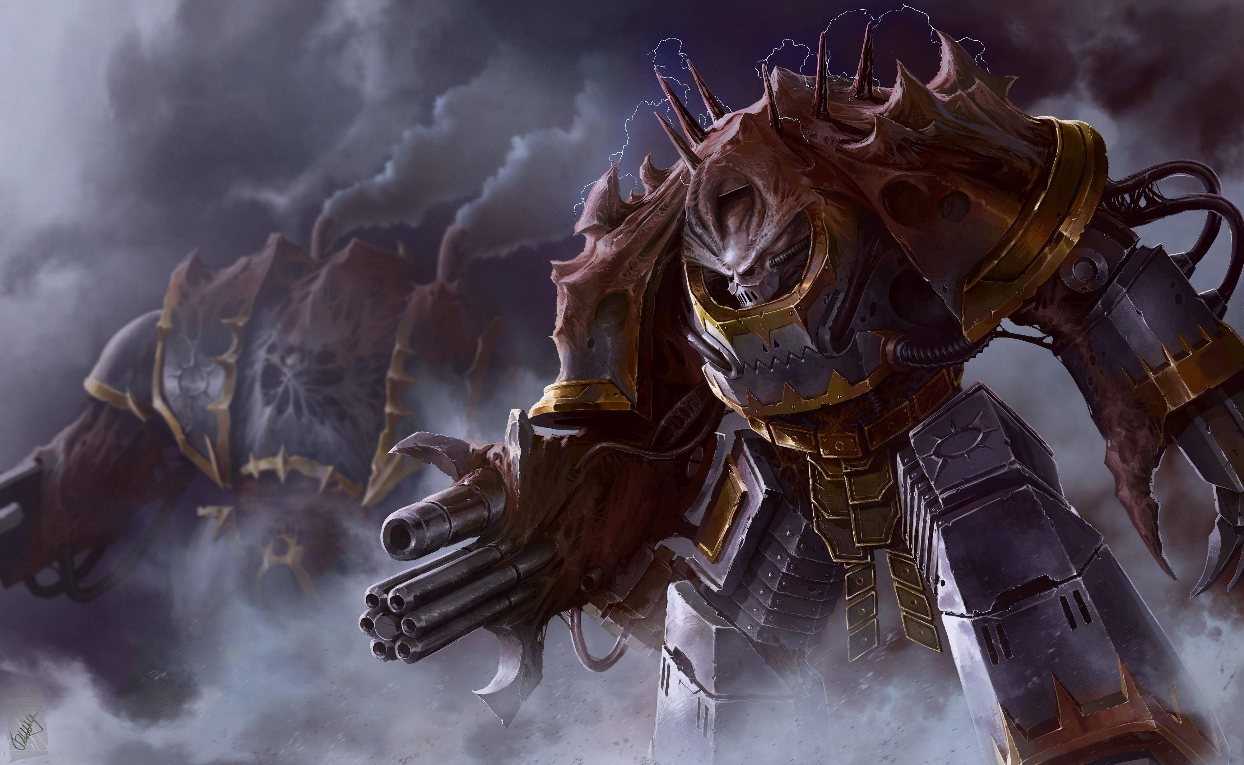 Iron Warriors Warhammer 40k Hd Background