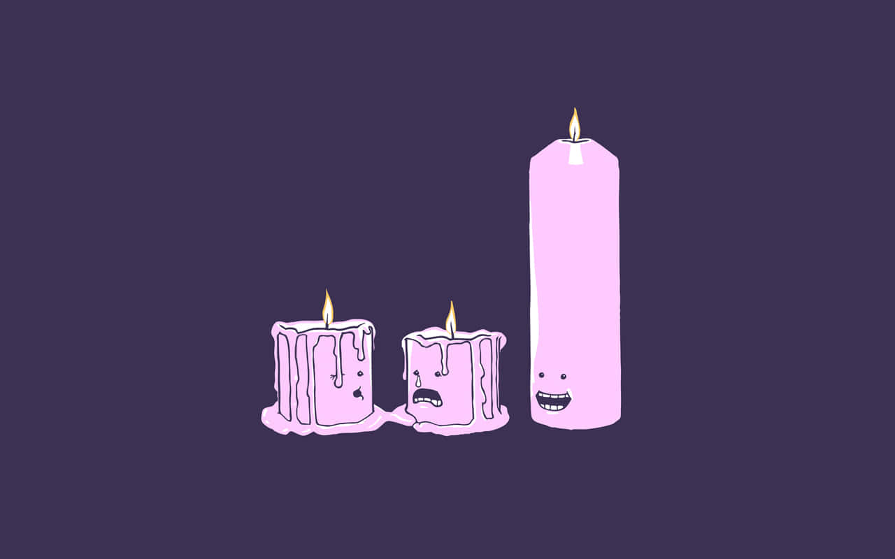 Ironic Old And New Candles