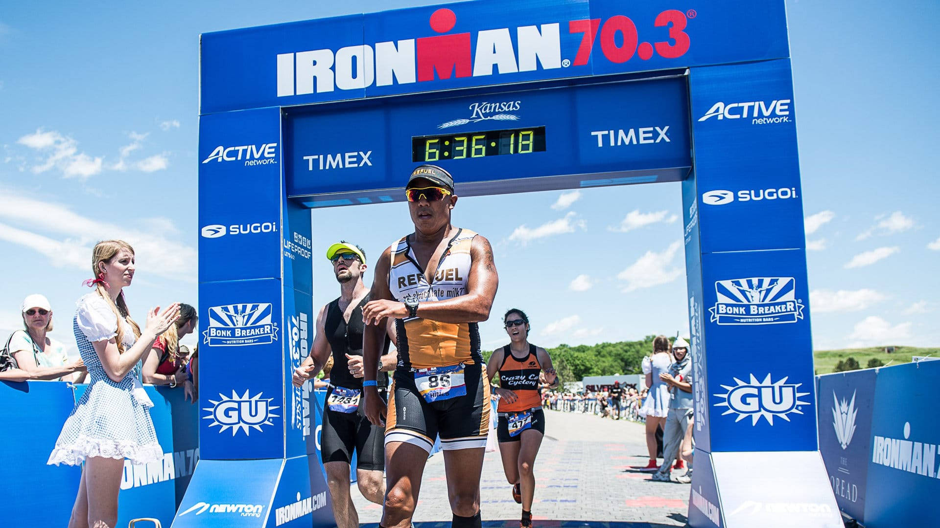 Ironman Triathlon Finish Line