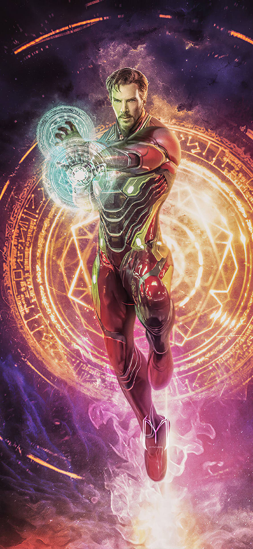 Ironmansuit Superhero Doctor Strange Background