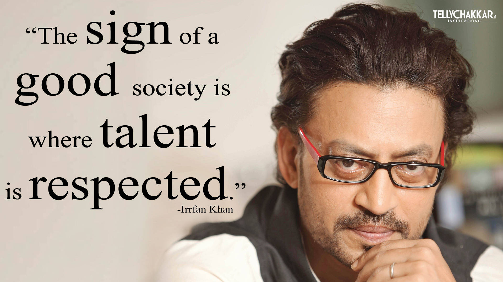 Irrfan Khan Memorable Quote Background