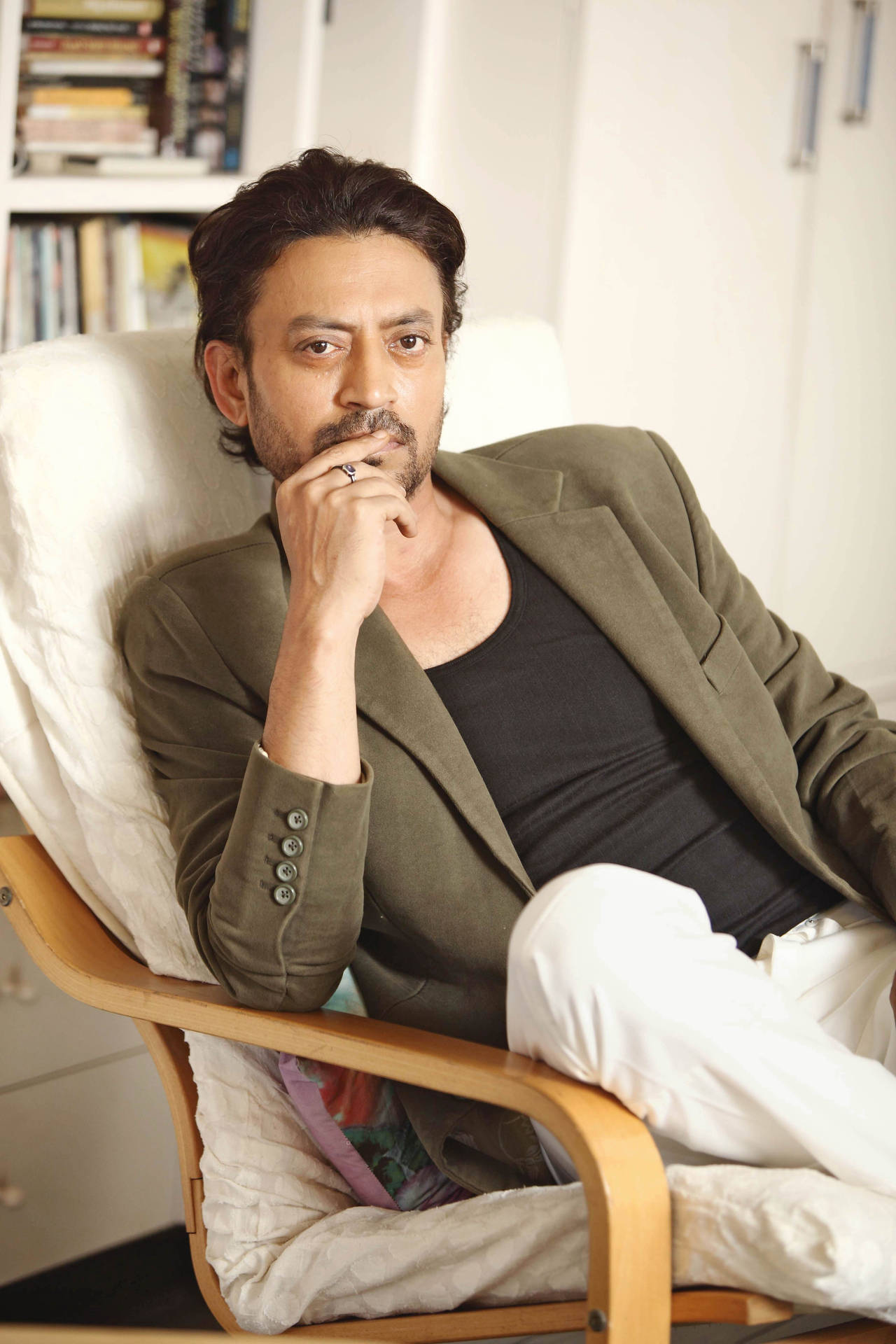 Irrfan Khan Sitting