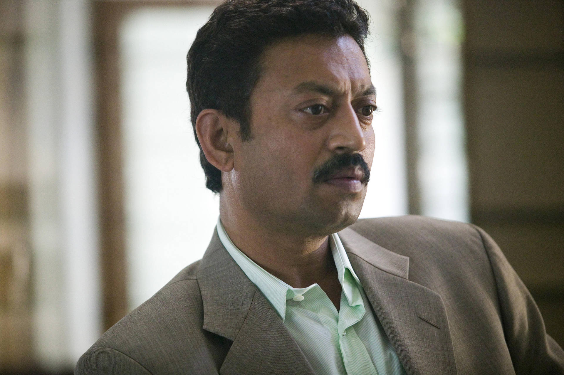 Irrfan Khan With Mustache