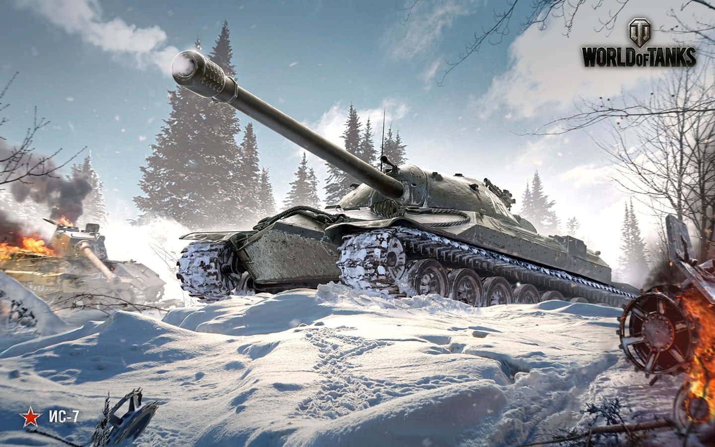Is-7 Heavy Model 1440x900 Tanks Background