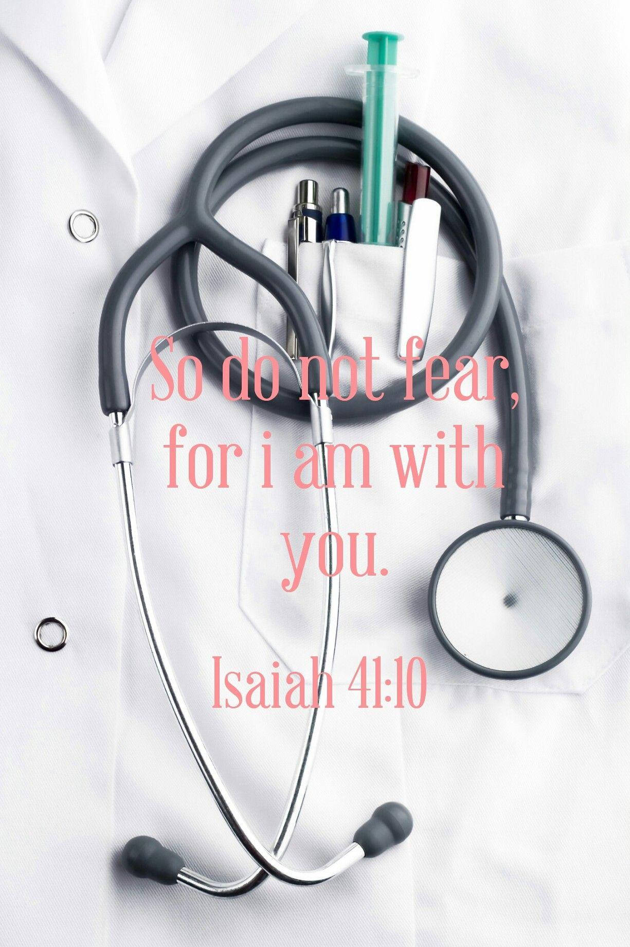 Isaiah Quote Medical Motivation Poster Background