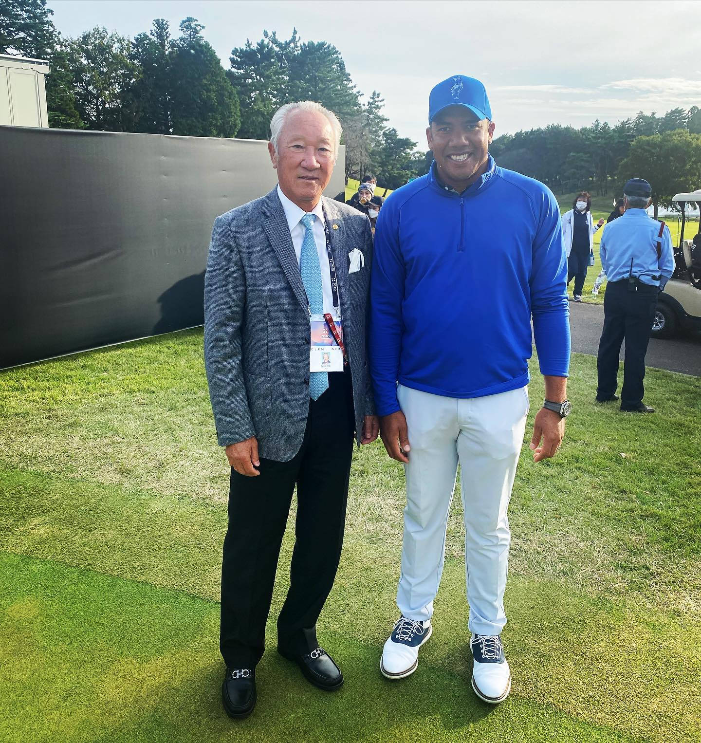 Isao Aoki And Jhonattan Vegas Background