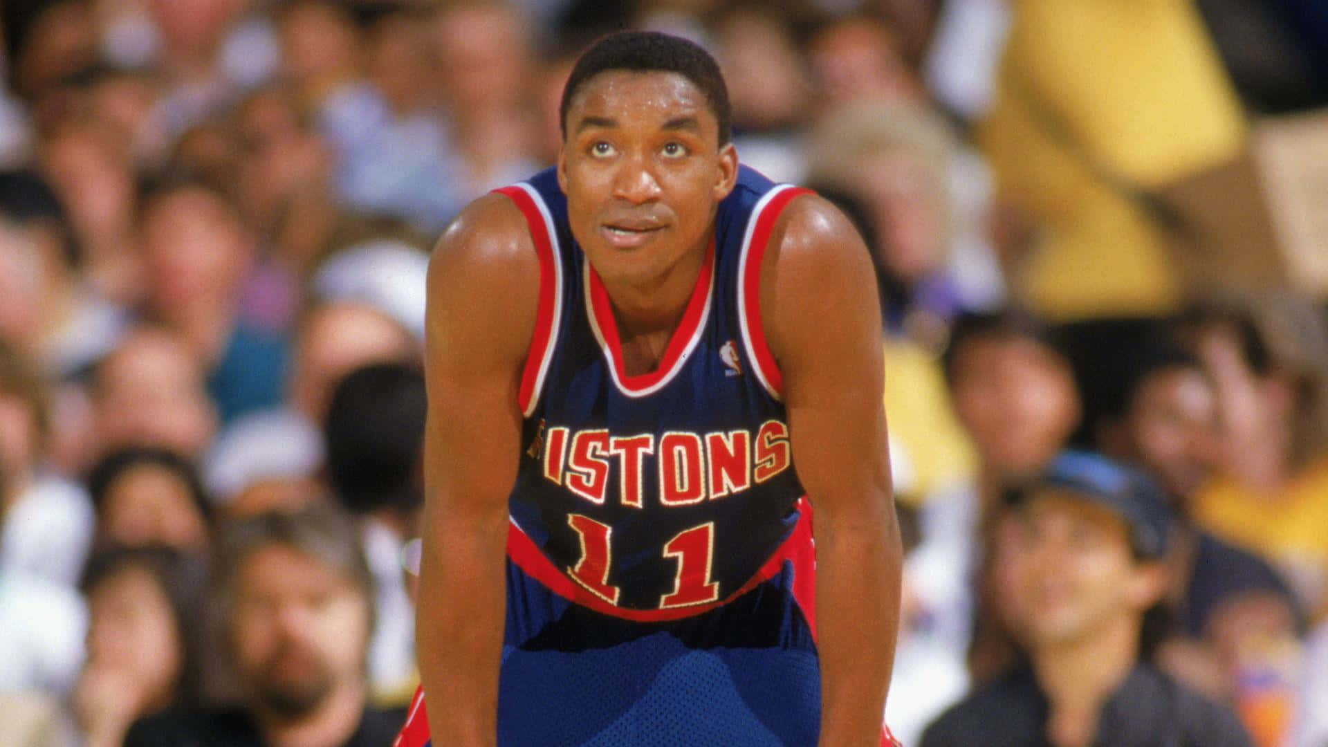 Isiah Thomas 1987 Nba Season Game Background