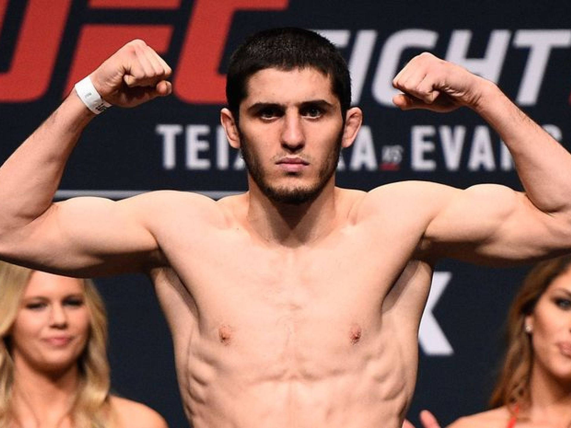 Islam Makhachev Muscle Flex