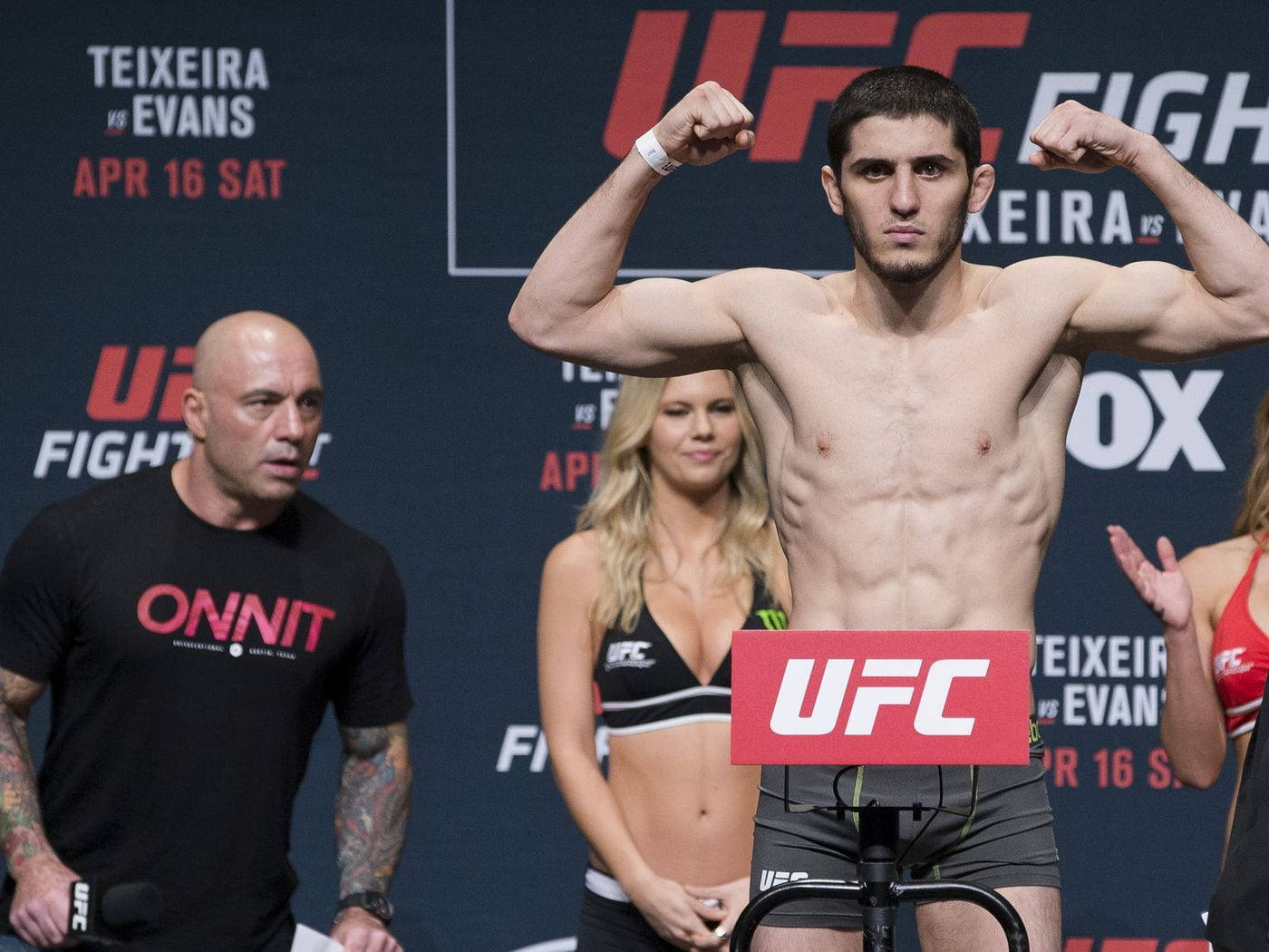 Islam Makhachev Ufc Weigh-in Background