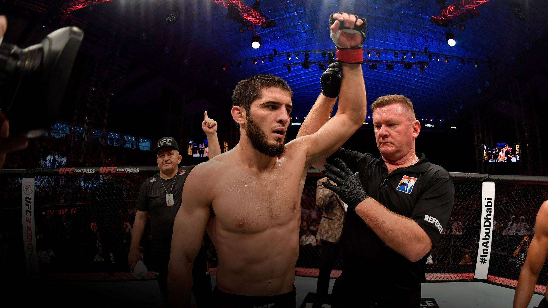 Islam Makhachev Wins Background