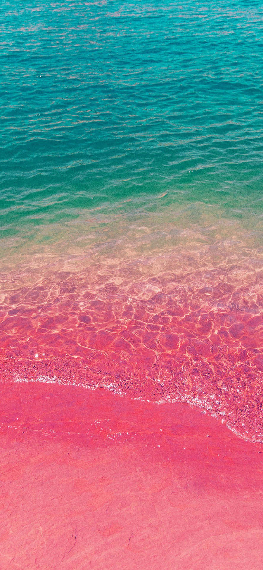 Island Vacationdreams Made True At Ios Beach Background