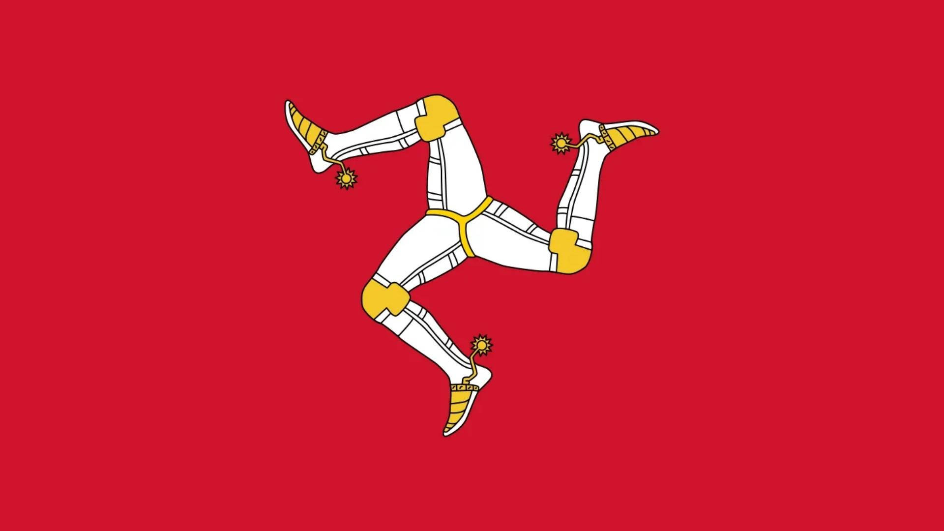 Isle Of Mann Flag