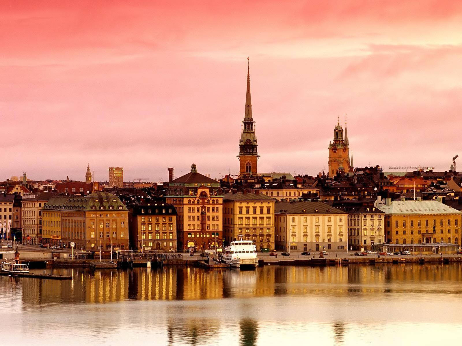 Islet Of Riddarholmen In Stockholm