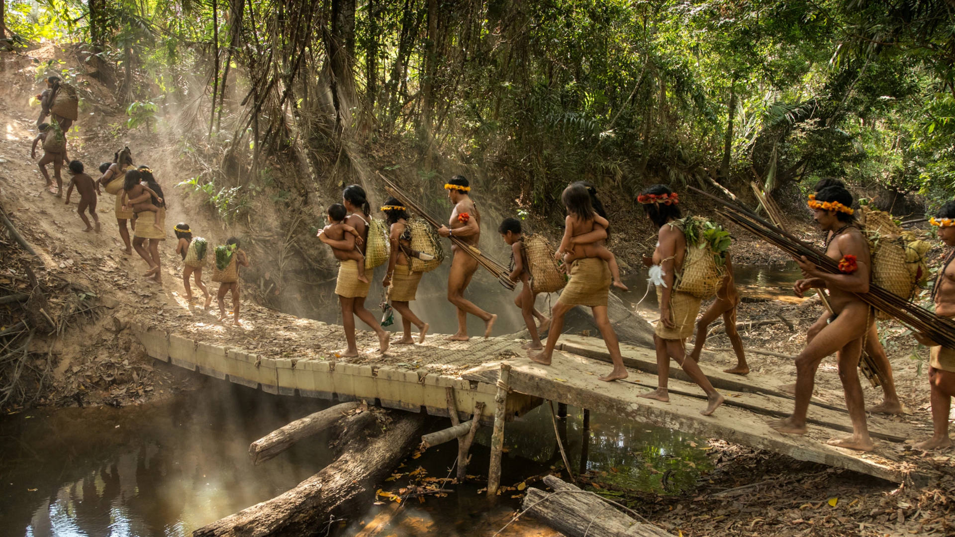 Isolated Nomads Of Amazonas Background