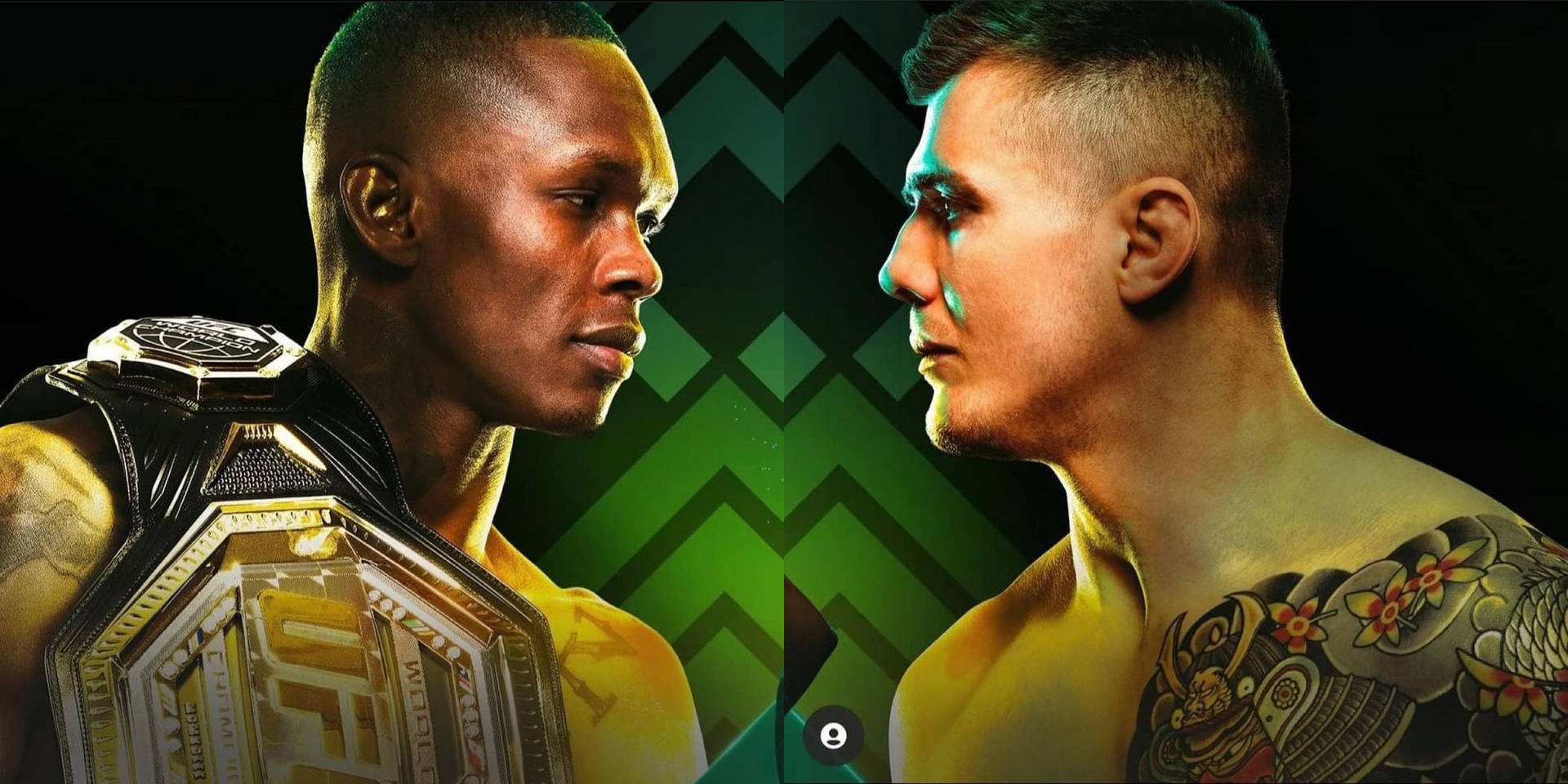 Israel Adesanya And Marvin Vettori Cover Background