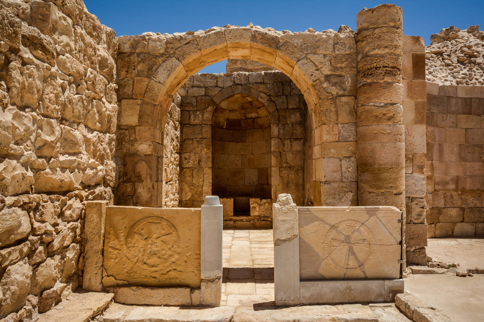 Israel Avdat National Park Background