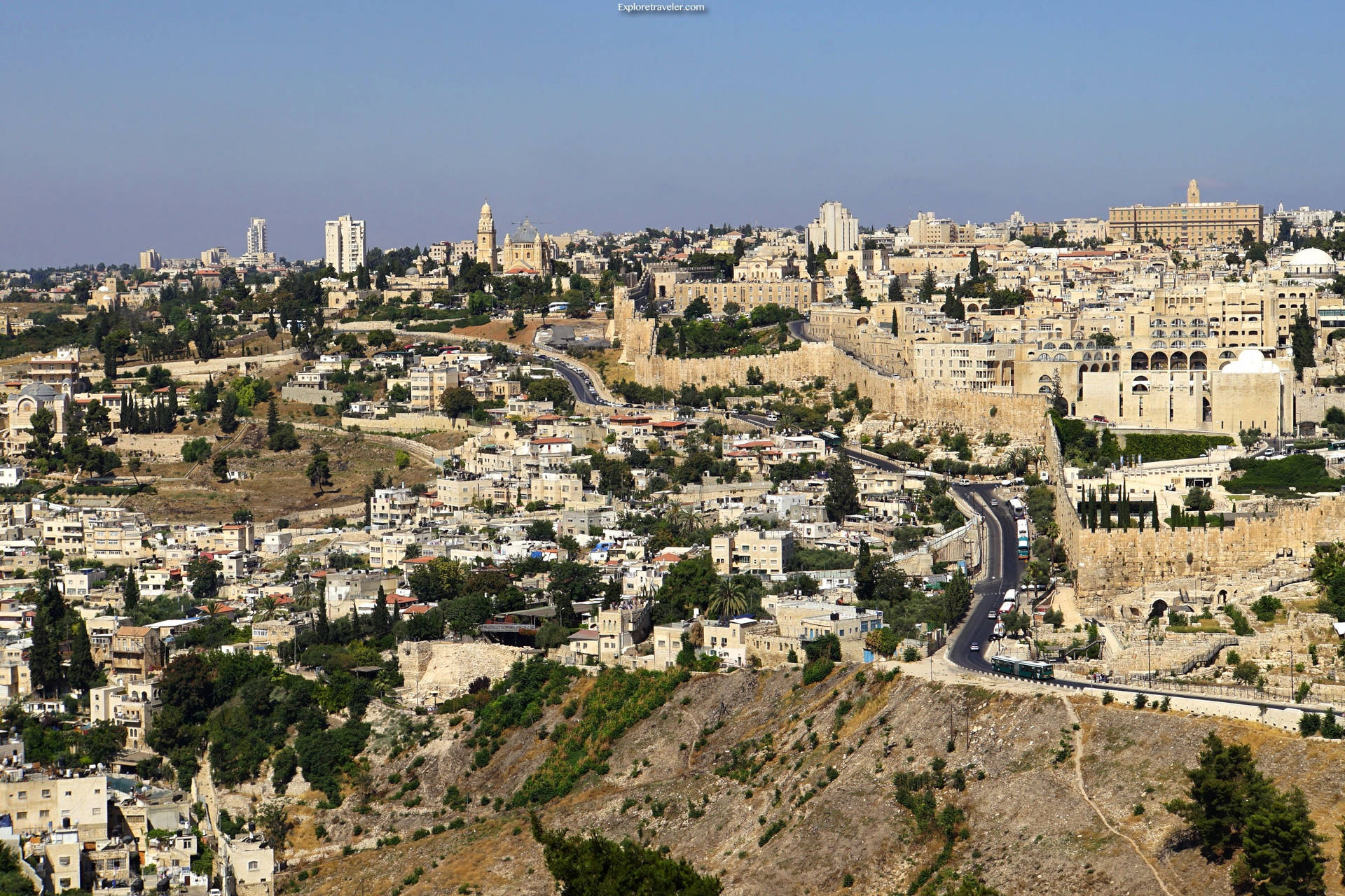 Israel Mount Zion Background