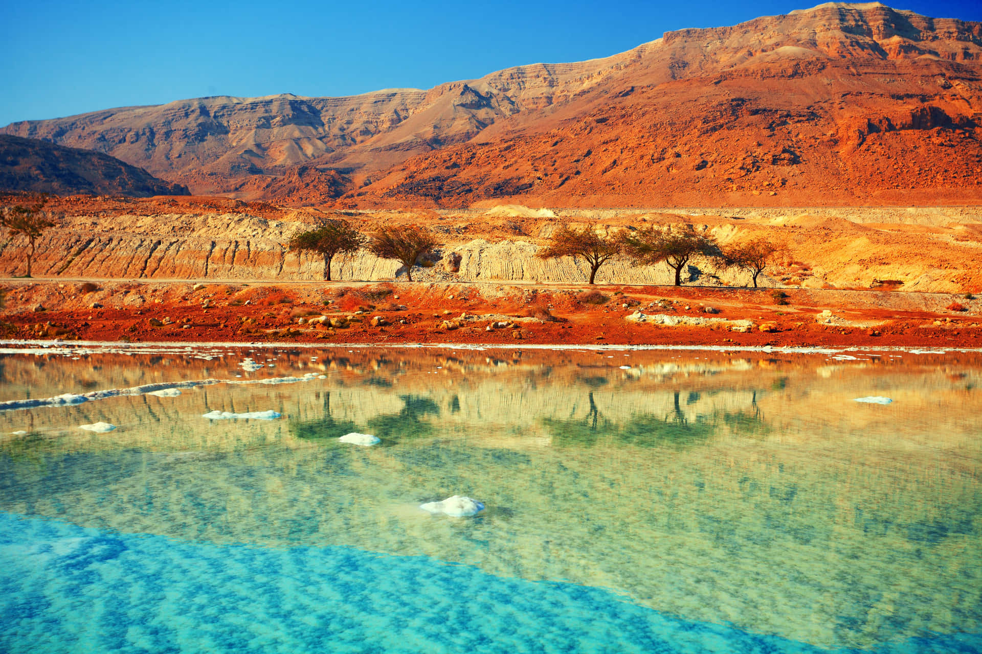Israel National Trail Dead Sea Background