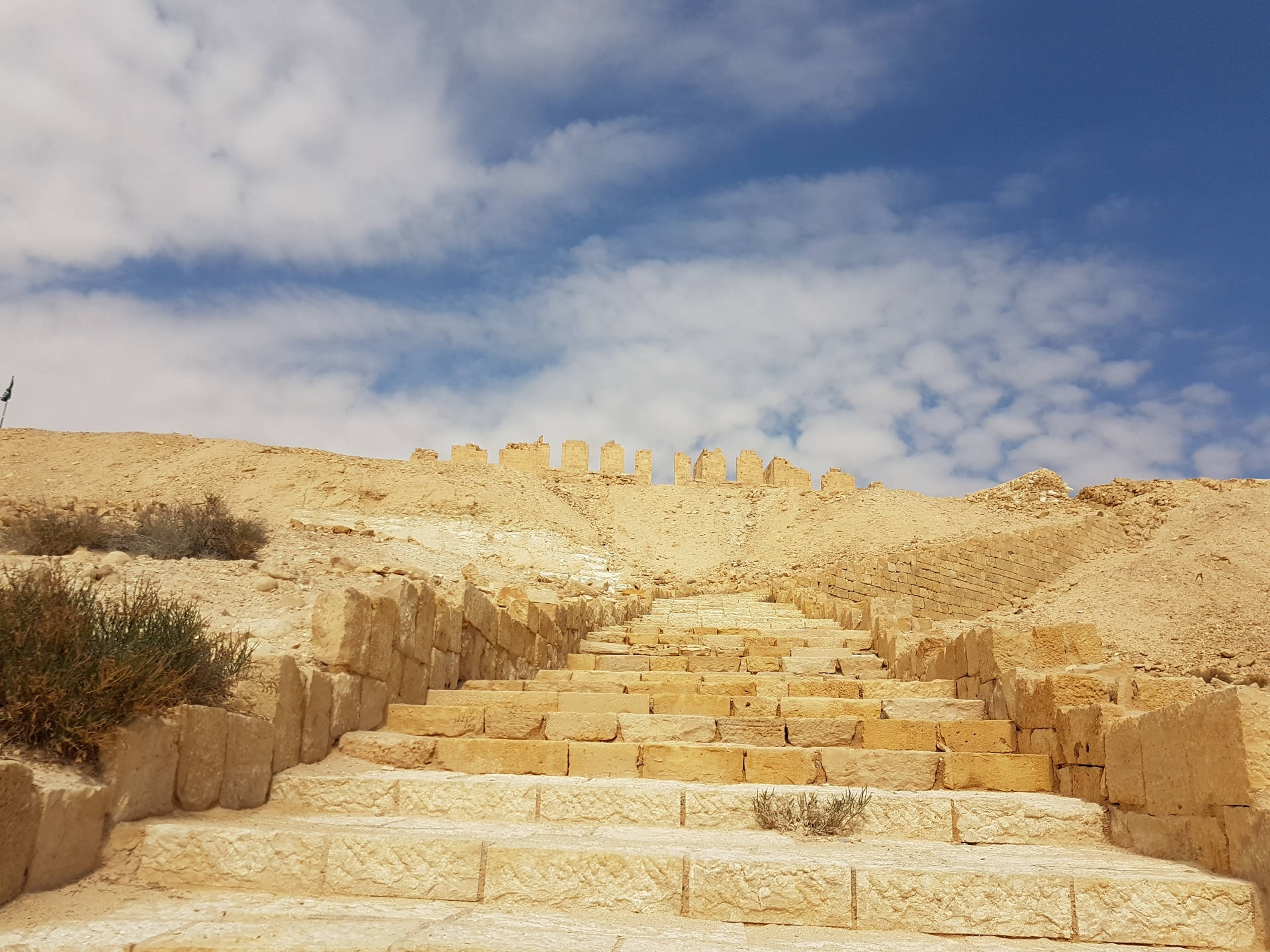 Israel Nitzana Ancient City Background