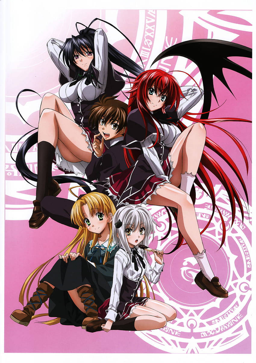 Issei With Girls High School Dxd Background