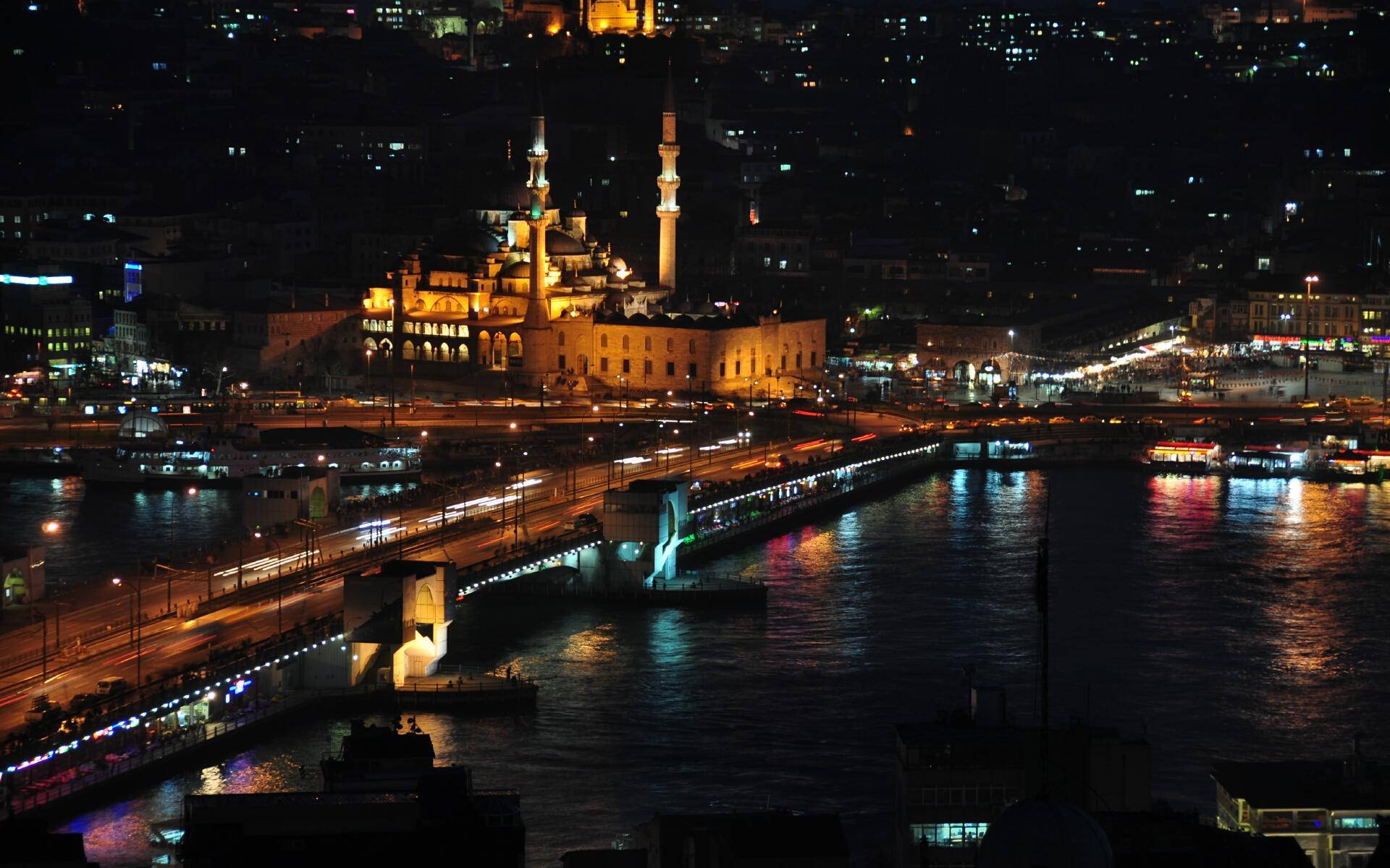 Istanbul's Calmica New Mosque Background