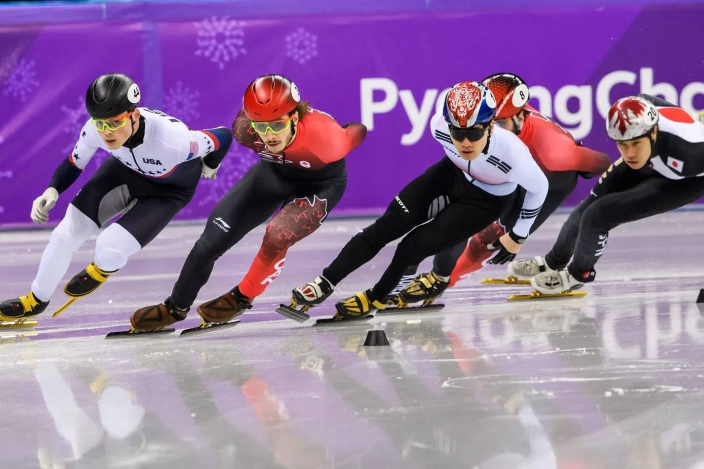 Isu World Cup Short Track Speed Skating Season Background