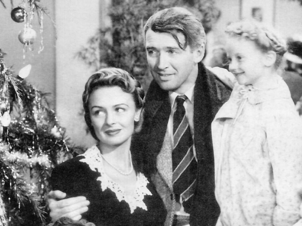 It's A Wonderful Life Black And White Background