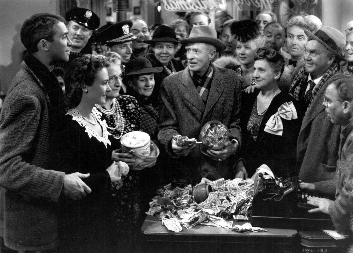 It's A Wonderful Life Cast George Mary Bailey Background