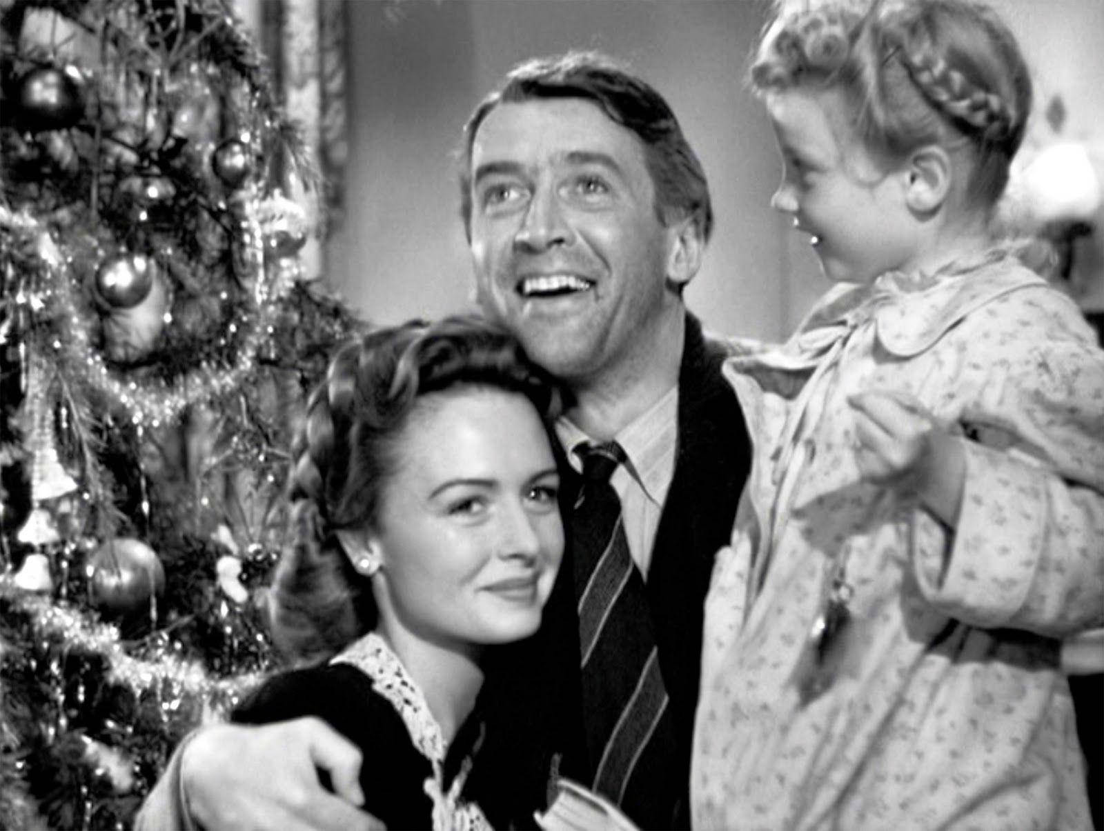It's A Wonderful Life George Bailey Mary Hatch Christmas Background