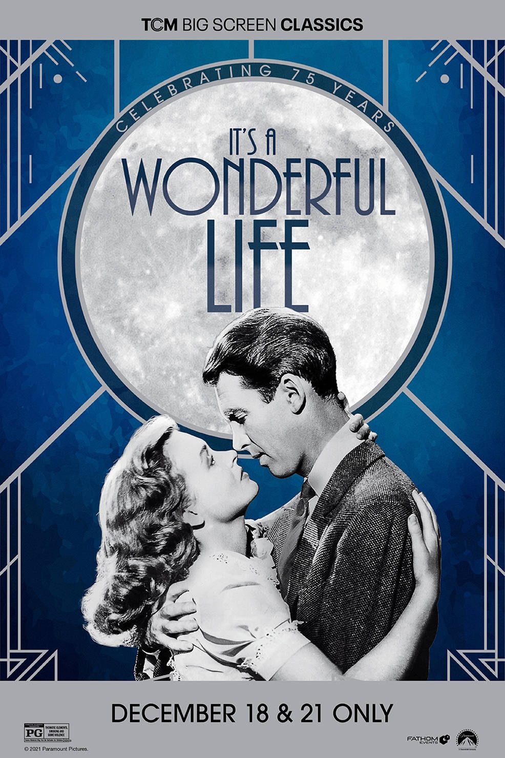 It's A Wonderful Life Lovers Couple Background