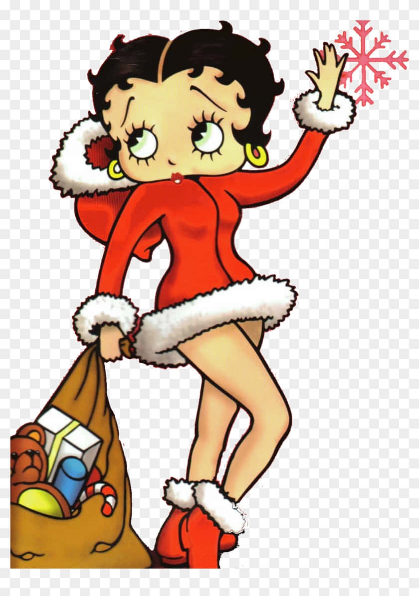 It's Christmas Time With Betty Boop! Background