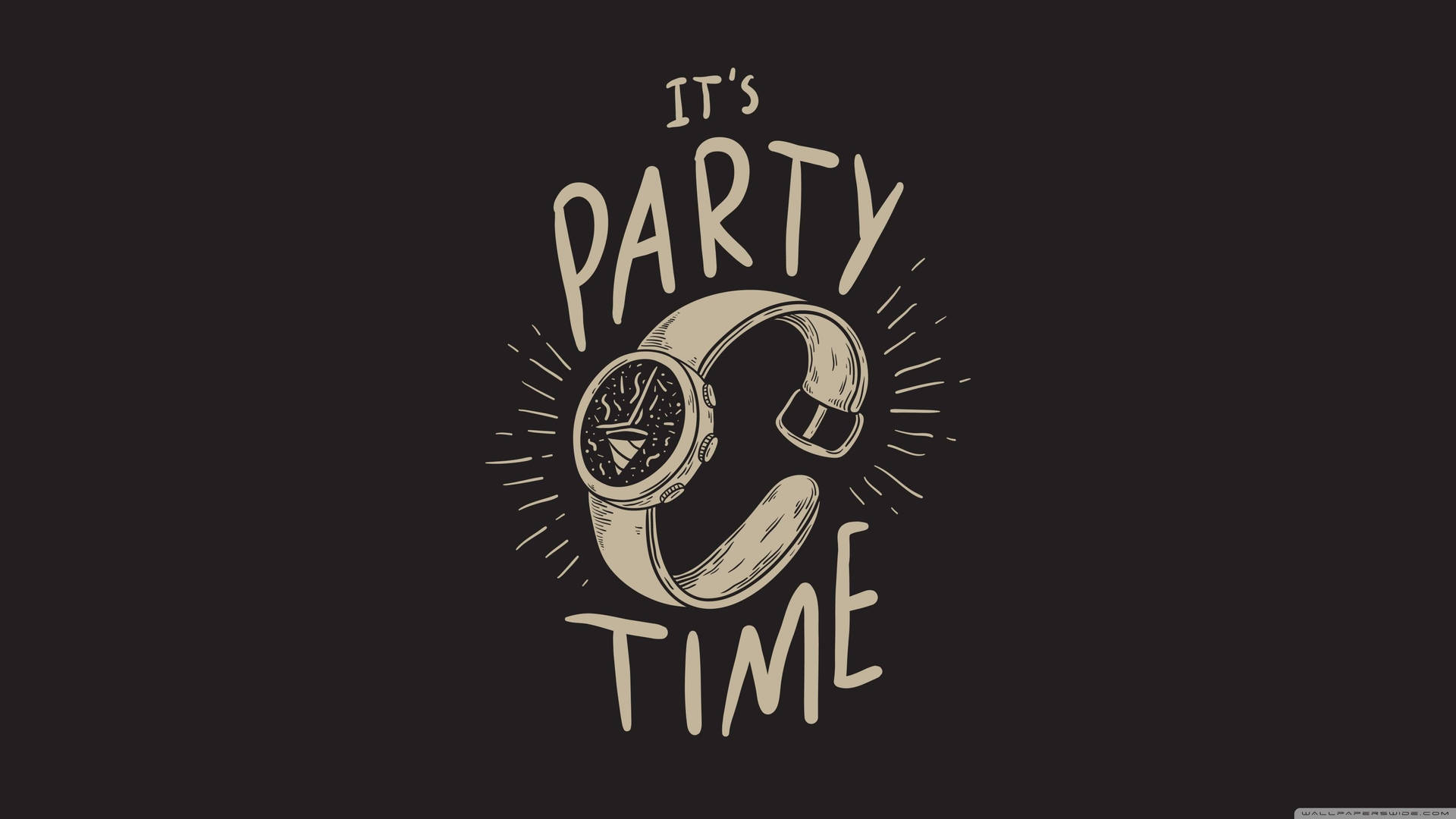 It's Party Time Watch Background