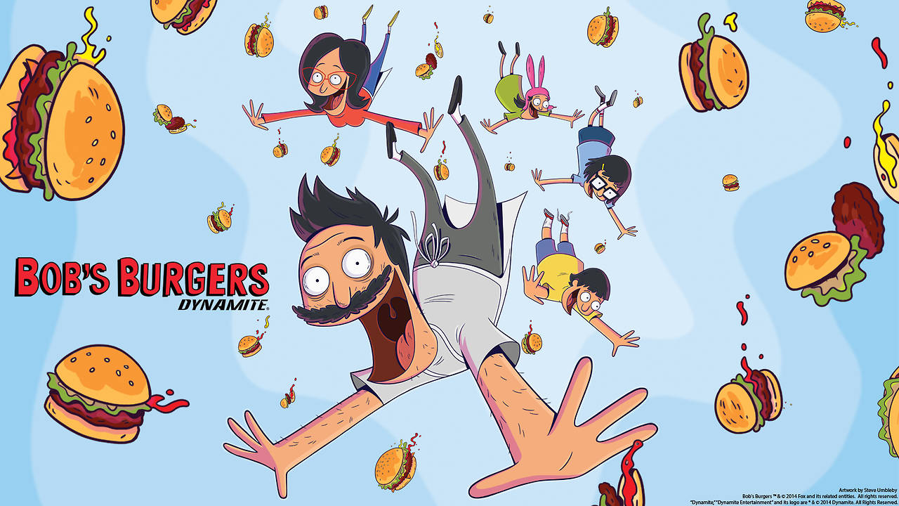 It's Raining Bobs Burgers Background