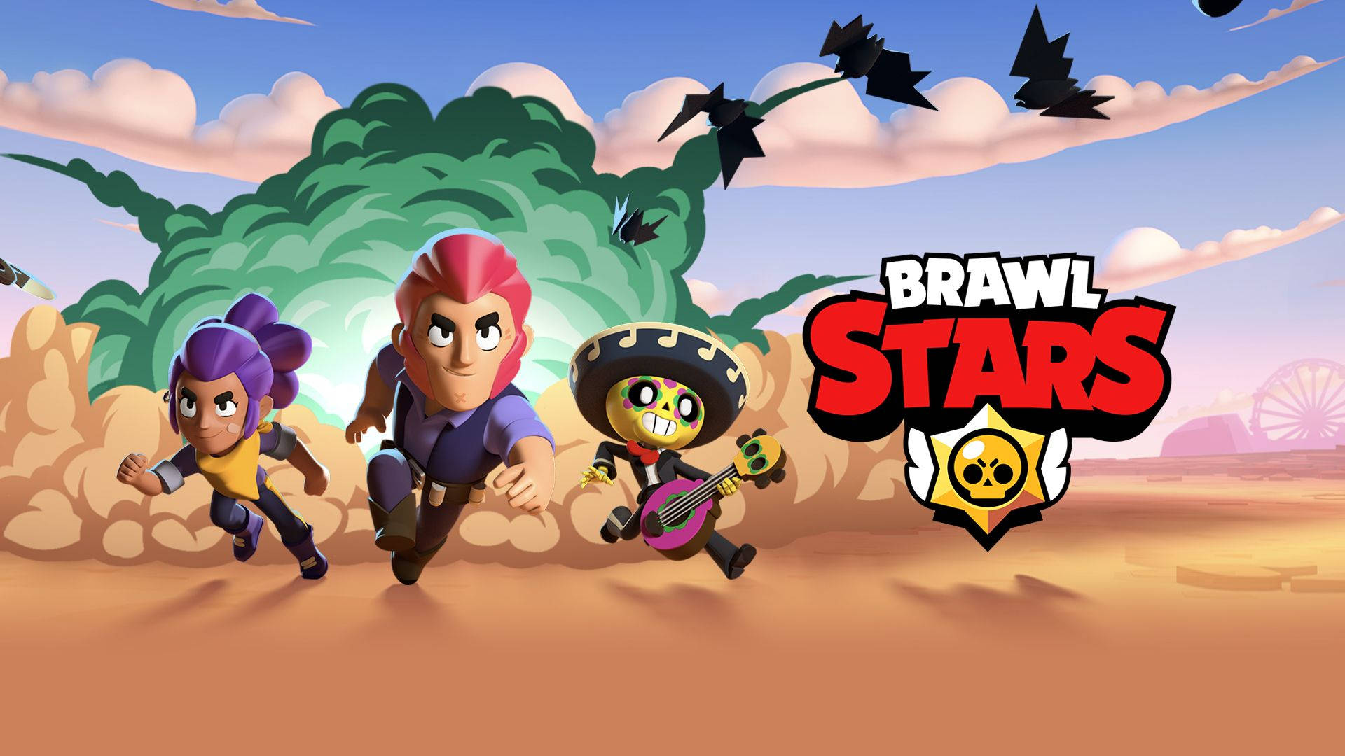 It's Time For Adventure! Join The Team In Brawl Stars’ Running Trio. Background