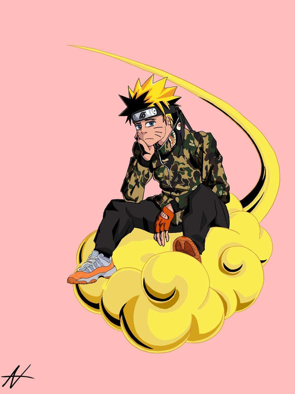 It's Time To Get Stylish With Anime Characters Wearing Supreme Background