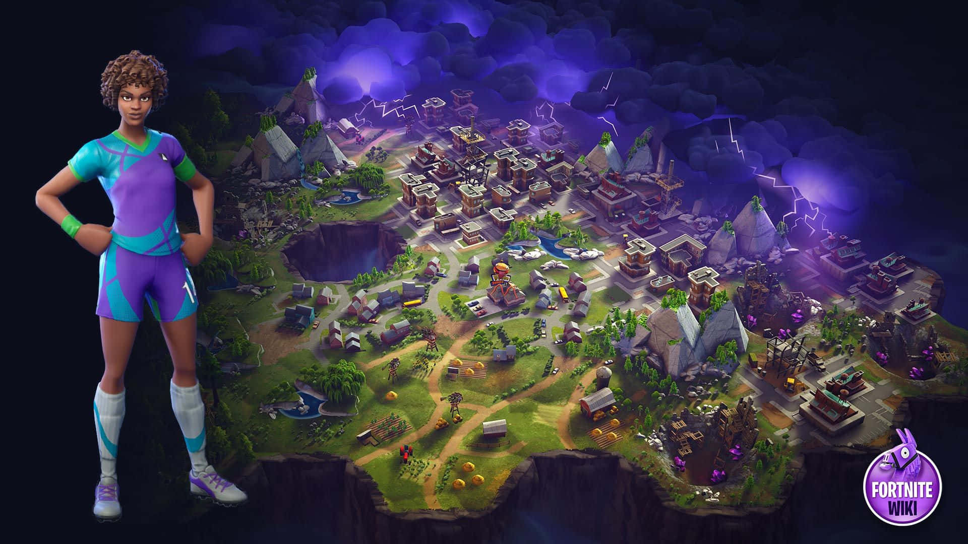 It's Time To Hit The Field With Fortnite Soccer Skin! Background